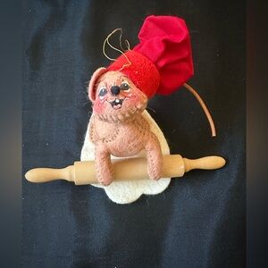 NWT Vintage Annalee Baker Mouse 1999 Ornament